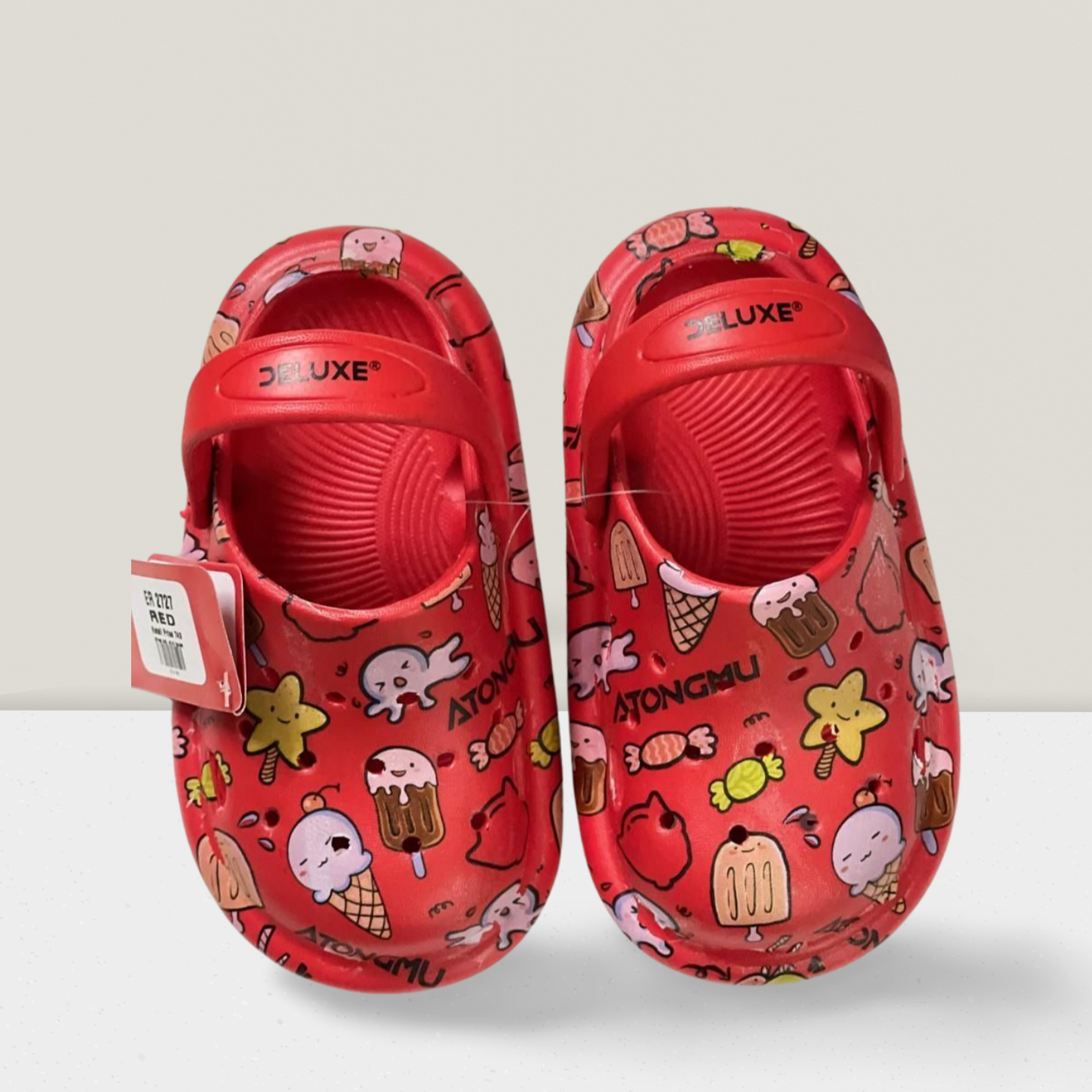 Red Funky Clogs