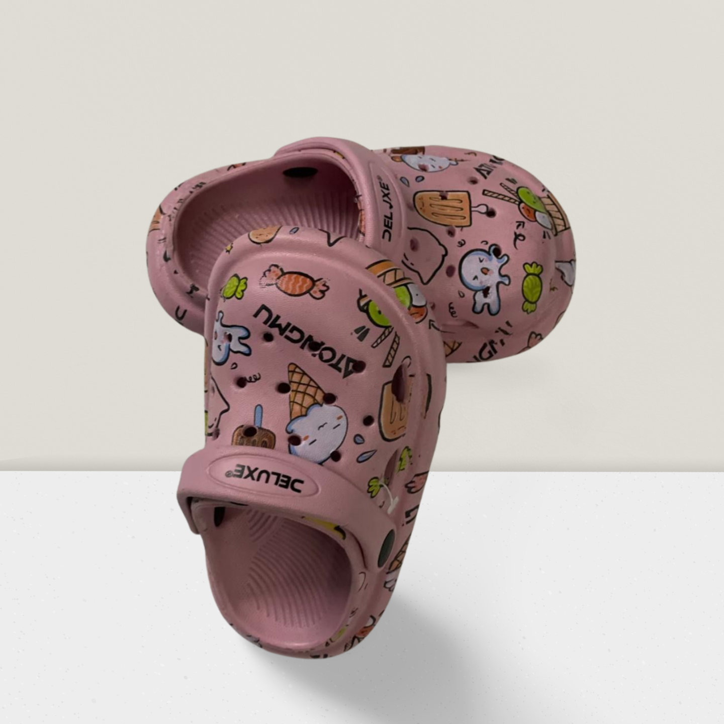 Funky Pink Clogs For Kids - Image 2