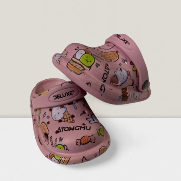 Funky Pink Clogs For Kids - Image 3