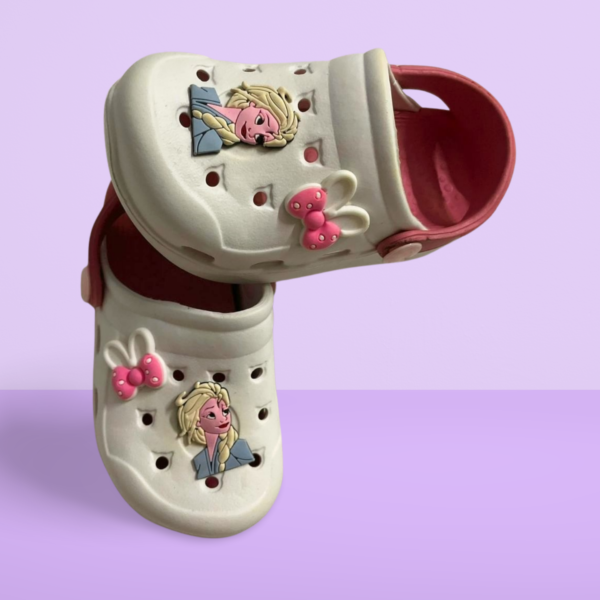 White And Pink Theme Fairy Tale Clogs - Image 2