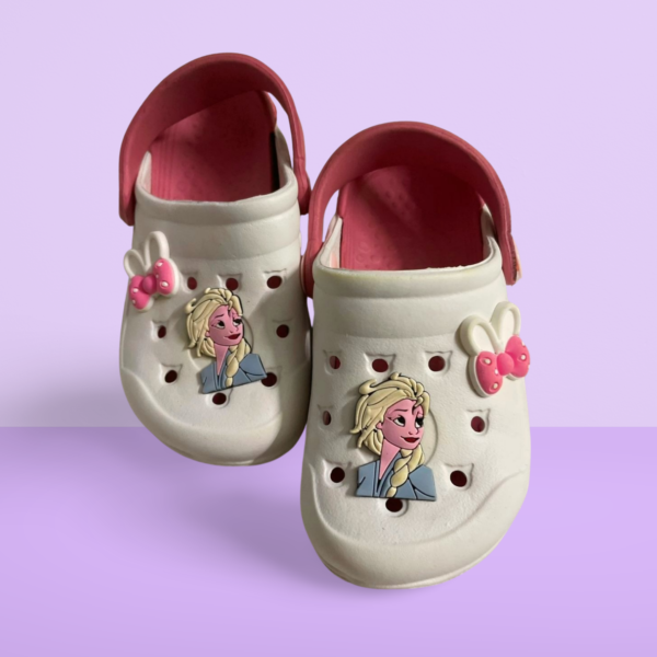 White And Pink Theme Fairy Tale Clogs