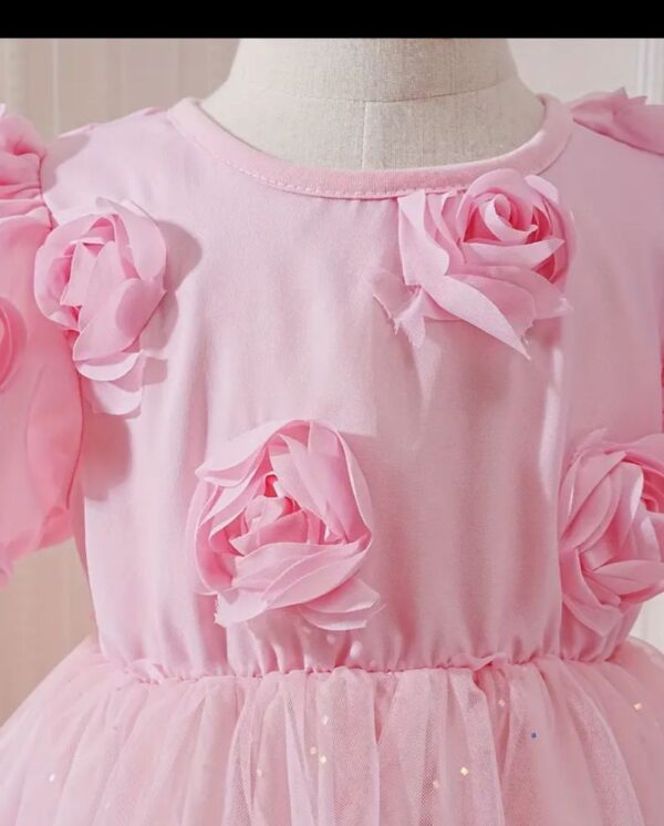 Pink Roses Dress - Image 3