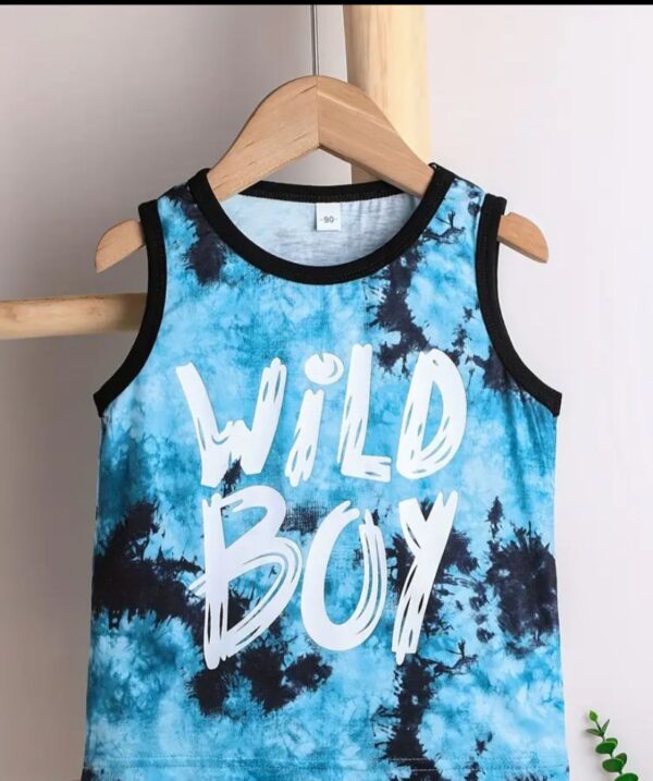 Black And Blue Wild Printed 2 piece - Image 2