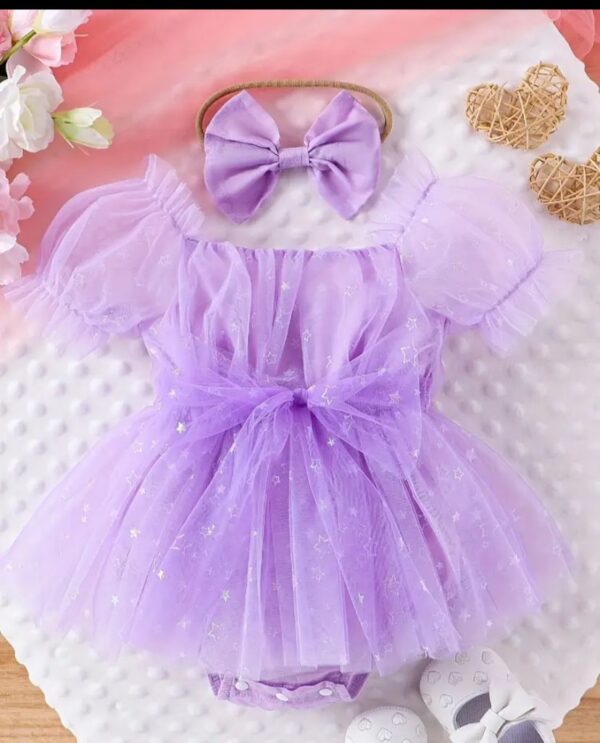Mauve Colored Romper 2 Piece - Image 2