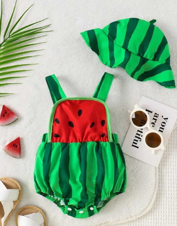 Watermelon Themed Romper