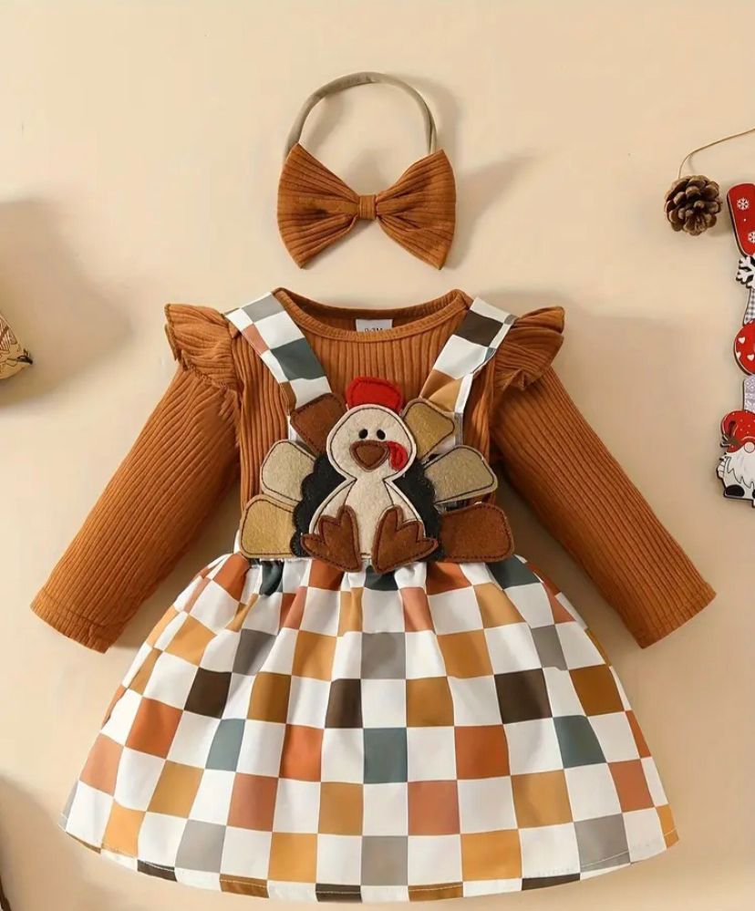 2 PIECE FROCK ROMPER SET