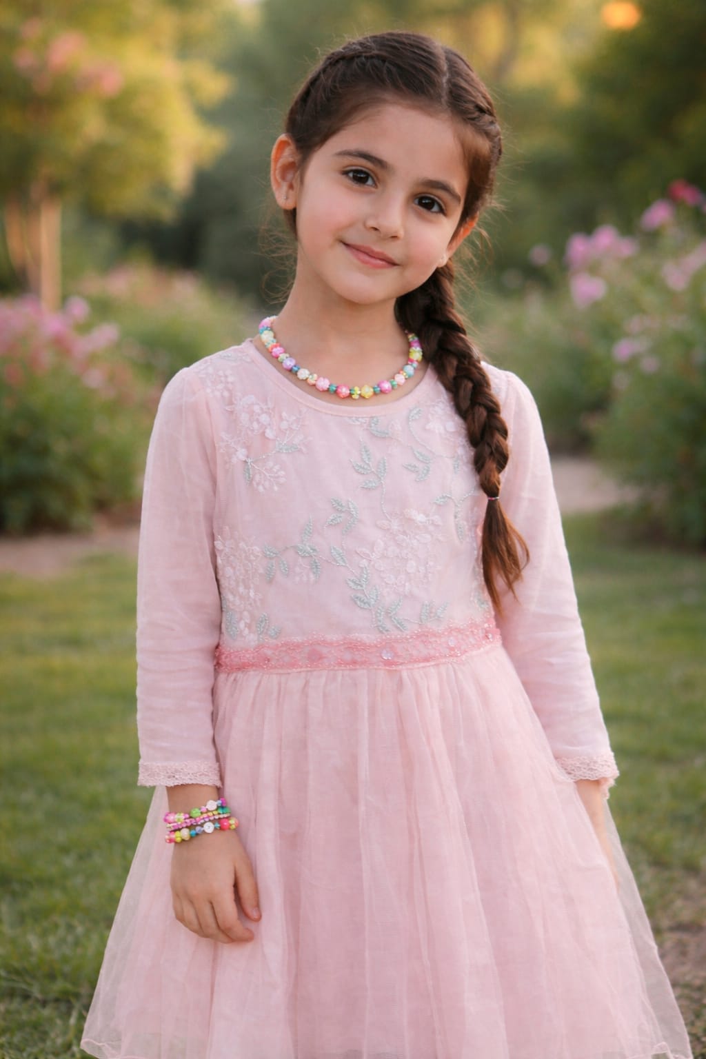 SOFT BLENDED FULL SLEEVES FROCK